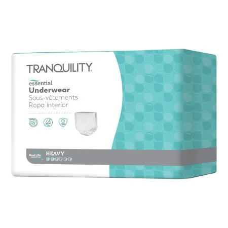 Principle Business Enterprises - Tranquility Essential - 2602 - Unisex Youth Absorbent Underwear Tranquility Essential Pull On with Tear Away Seams Disposable Heavy Absorbency