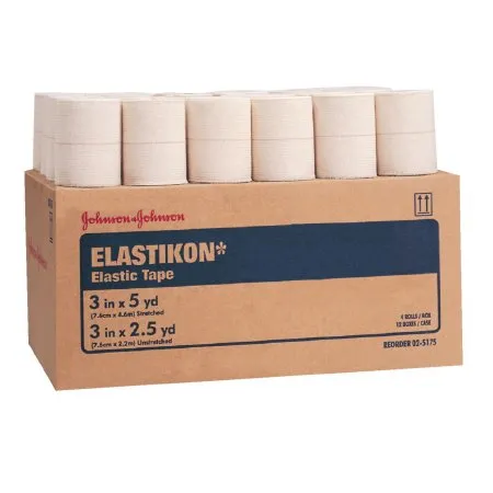 Patterson medical - Elastikon - 55320103 - Elastic Tape Elastikon White 3 Inch X 2-1/2 Yard Cotton NonSterile