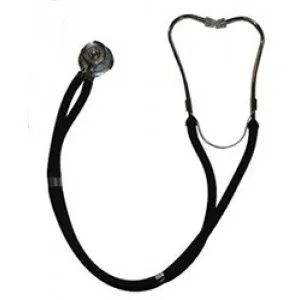 Newmatic Medical - 11889-BK - Sprague Stethoscope Black 2-tube Double Sided Chestpiece