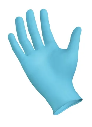 Sempermed USA - GripStrong - GSNF104 - General Purpose Glove Gripstrong Large Nitrile Blue Beaded Cuff Nonsterile