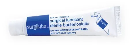 HR Pharmaceuticals - Surgilube - 281020512 -  Lubricating Jelly Carbomer free  2 oz. Tube Sterile