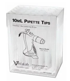 CELLTREAT Scientific Products - VistaClear - 4058-6100 - Pipette Tip Vistaclear 10 Ml Without Graduations Nonsterile