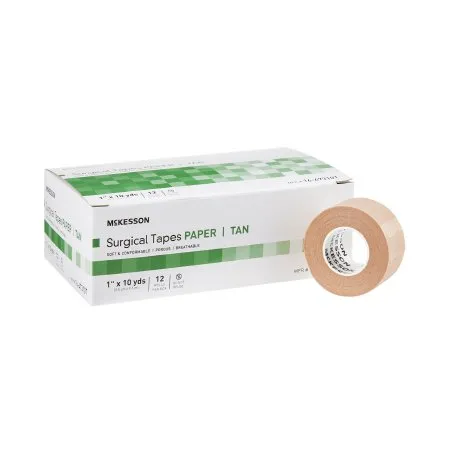 McKesson - 16-47310T - Medical Tape Tan 1 Inch X 10 Yard Paper NonSterile