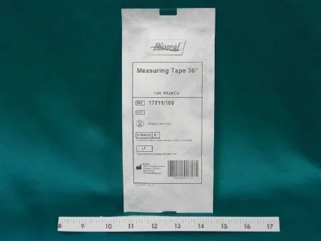 Bioseal - 17711/100 - Measurement Tape 36 Inch Reusable Inches / Centimeters