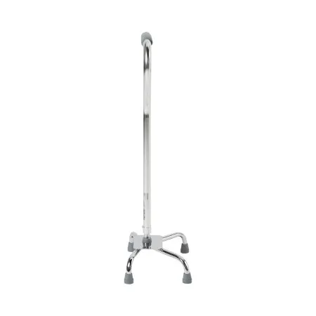 McKesson - From: 146-10300-4 To: 146-10301F-4 - Large Base Quad Cane Steel 29 to 37 1/2 Inch Height Chrome