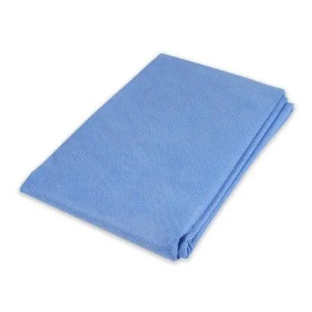 Dynarex - 3520 - Burn Sheet Dynarex Flat Sheet 60 W X 90 L Inch Blue Disposable