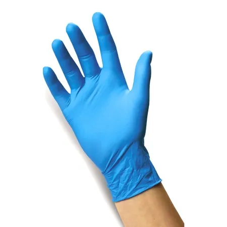 Nasco - Adenna NPF - C20030 - Exam Glove Adenna NPF Small NonSterile Nitrile Standard Cuff Length Fully Textured Blue Not Rated