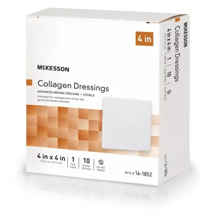 McKesson - 16-1852 - Collagen Dressing 4 X 4 Inch Square