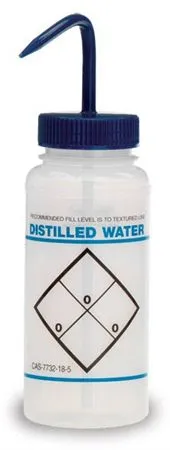 Market Lab - 0620 - Safety Wash Bottle Distilled Water Label