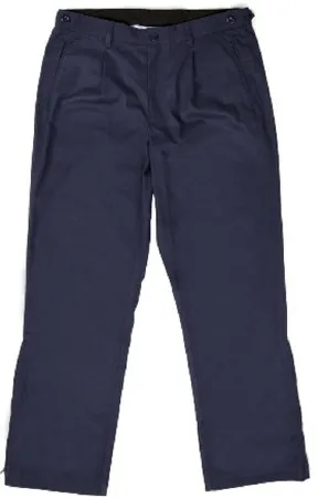 Narrative Apparel - MPPWZ1403 - Pants Authored® Single Pleat 40 X 32 Inch Navy Blue Male
