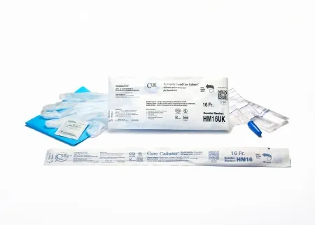 Convatec - HM16UK - Catheter Kit Male Hydrophilic Coated Single-Use 16" Straight Tip 16FR 30-bx 3 bx-cs -Continental US Only-