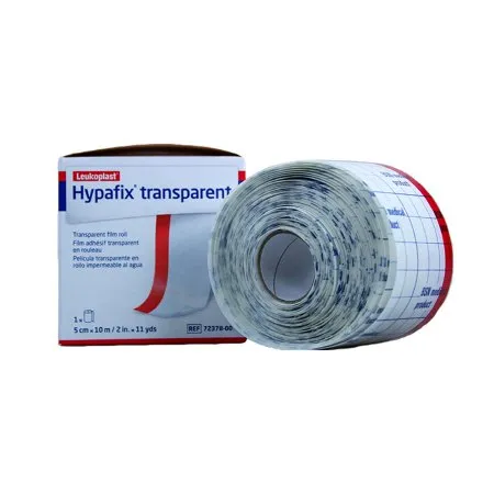 BSN Medical - Hypafix Transparent - 7237800 - Waterproof Medical Tape Hypafix Transparent Transparent 2 Inch X 11 Yard Polyurethane Film NonSterile
