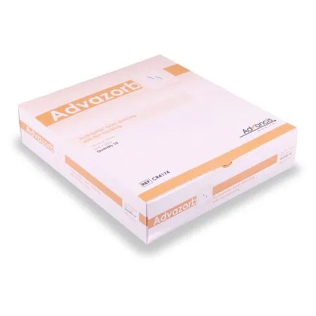 Mediusa - Advazorb Lite - CR4174 - Thin Foam Dressing Advazorb Lite 6 X 6 Inch Without Border Film Backing Nonadhesive Square Sterile