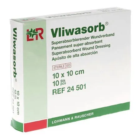 Lohmann & Rauscher - Vliwasorb - From: 24501 To: 24503 -  Super Absorbent Dressing  8 X 8 Inch Square