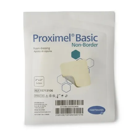 Hartmann - From: 15713106 To: 15713109 - Conco Proximel Basic Non Bordered Foam Dressing, 2" x 2".