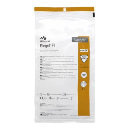 Molnlycke - Biogel PI - 40865 - Surgical Glove Biogel PI Size 6.5 Sterile Polyisoprene Standard Cuff Length Micro-Textured Ivory Chemo Tested