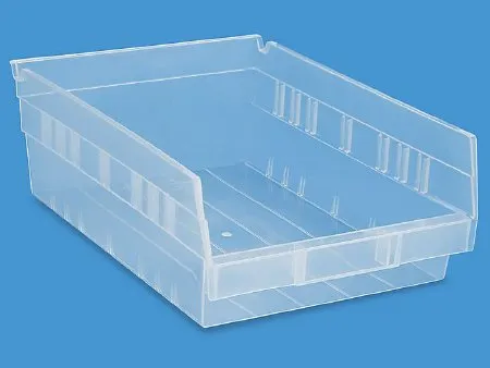 Uline - S-16294 - Shelf Bin Uline Clear Plastic 4 X 8-1/2 X 12 Inch