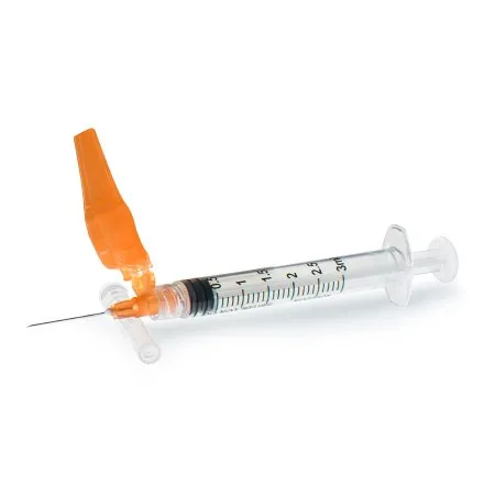 McKesson - 16-SN3C251S - Syringe/ndl, Safety Prevent Ht3cc 25gx1 (50/bx 8bx/cs)