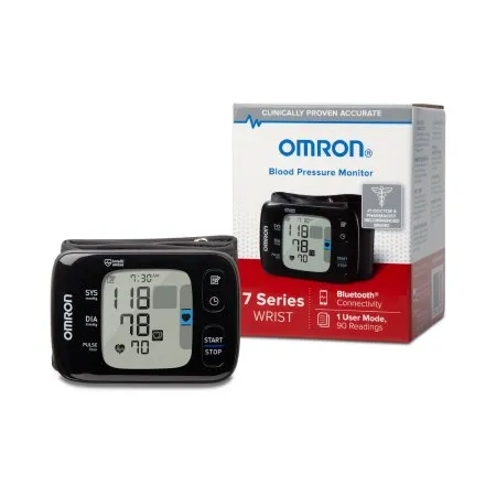 Omron Healthcare - Omron7 Series - BP6350 - Home Automatic Digital Blood Pressure Monitor Omron7 Series One Size Fits Most Cloth Fabric 12 - 20 cm Wrist