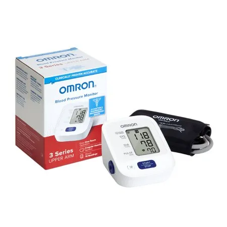 Omron Healthcare - Omron3 Series - BP7100 - Home Automatic Digital Blood Pressure Monitor Omron3 Series Wide Range Nylon 23 - 43 cm Desk Model