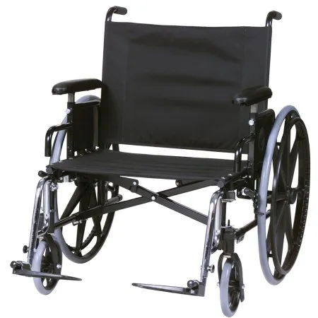 Graham-Field - Regency 450 - 450282020 - Bariatric Wheelchair Regency 450 Desk Length Arm Swing-Away Footrest 28 Inch Seat Width Adult 450 lbs. Weight Capacity