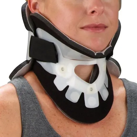 SVS Dba S2S Global - XTW Extended Wear - 1105CSSPP - Rigid Cervical Collar With Replacement Pads Xtw Extended Wear Preformed Pediatric (2 To 5 Years) Child Short Two-piece / Trachea Opening 12 To 14-1/2 Inch Neck Circumference