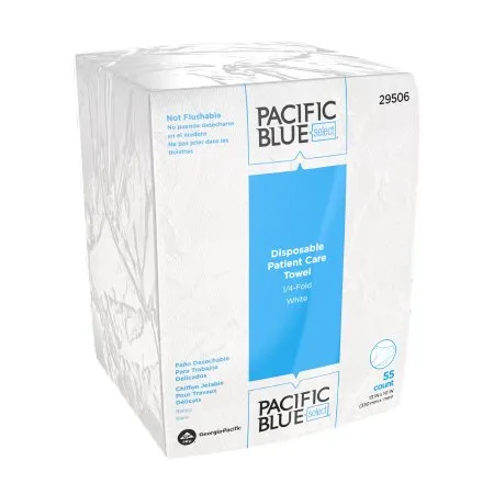 Georgia-Pacific Consumer - Pacific Blue Select - 29506 - Georgia Pacific  Washcloth  10 X 13 Inch White Disposable