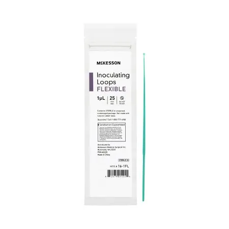 McKesson - From: 16-1FL To: 16-1RL - Inoculating Loop 1 µL High Impact Polystyrene Integrated Handle Sterile