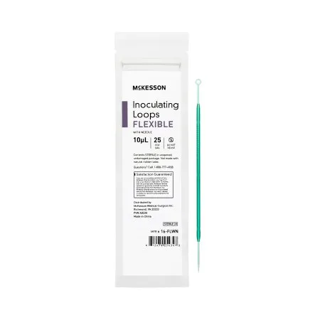 McKesson - 16-FLWN - Inoculating Loop with Needle 10 ?L ABS Integrated Handle Sterile