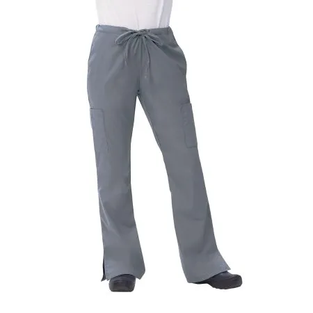Fashion Seal Uniforms - Simply Soft - 8104-S - Scrub Pants Simply Soft Cargo Small Pewter Female