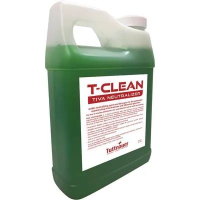 Tuttnauer USA - T-Clean Tiva Neutralizer - TN-1L - Instrument Detergent T-clean Tiva Neutralizer Liquid Concentrate 1 Liter Jug