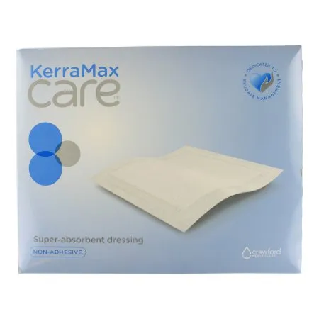 3M - KerraMax Care Gentle Border - PRD500-1177 -  Super Absorbent Dressing  6 X 10 Inch Rectangle