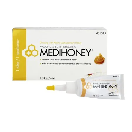 Derma Sciences - MEDIHONEY - 80995803361 - Honey Wound And Burn Dressing Medihoney 1.5 Oz. Paste Nonsterile