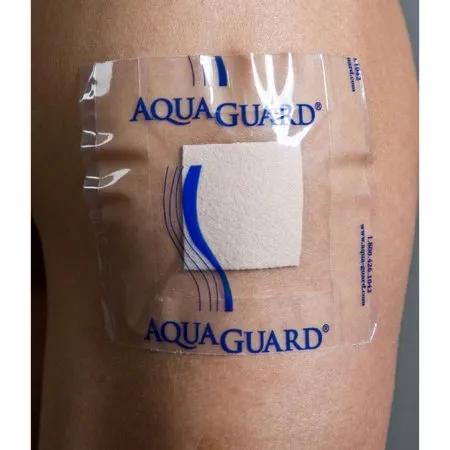 Tidi Products - 50004RPK - Aqua guard moisture barrier/shower guard, 4" x 4" retail pack.