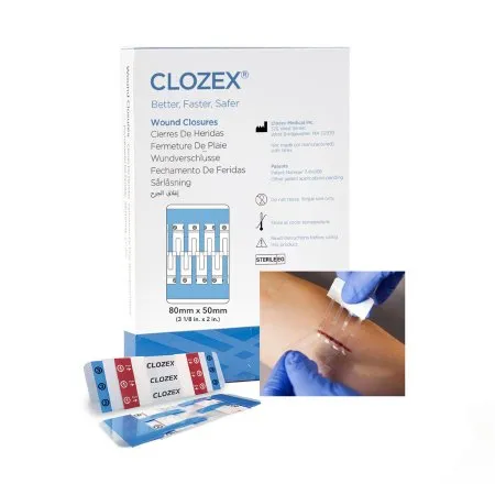 Clozex Medical - CL1080L - DEVICE, SKIN CLOSURE 80MMX50MM3 1/8&#34;X2&#34; (10/BX)