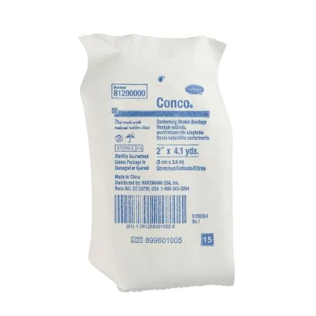Hartmann - Conco - 81200000 -  Conforming Bandage  2 Inch X 4.1 Yard 12 per Bag Sterile Roll Shape