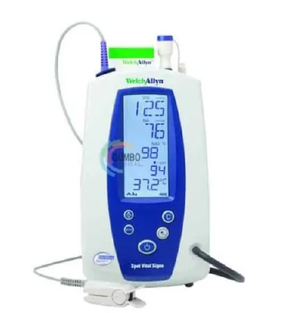 Gumbo Medical - Welch Allyn - WAS100 - Refurbished Vital Sign Monitor With Rolling Strand Welch Allyn Spot Nibp, Pulse Rate Battery Operated