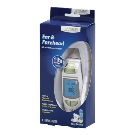 Veridian Healthcare - 09-342 - Non-contact Skin Surface Thermometer Veridian Infrared Skin Probe Handheld