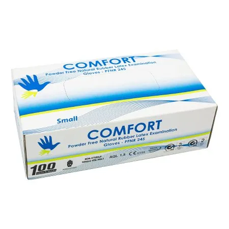 Concentric Health Alliance - Comfort - LATPFSM - Exam Glove Comfort Small Nonsterile Latex Standard Cuff Length White Not Rated
