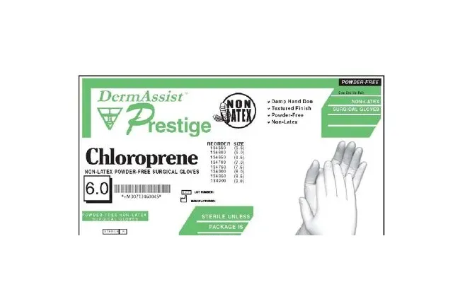 Innovative Healthcare - DermAssist Prestige - 134650 - Innovative  Surgical Glove  Size 6.5 Sterile Polyisoprene Standard Cuff Length Fully Textured Ivory Not Chemo Approved