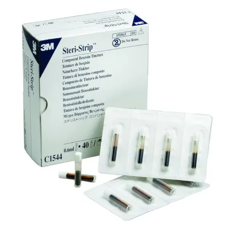 3M - C1544 - Benzoin Tincture, 2/3cc Vial, 40/bx, 4 bx/cs (Continental US+HI Only)