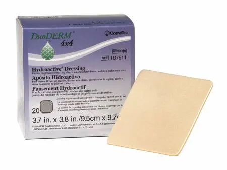 CONVATEC - 187644 - DuoDerm CGF Sterile Dressing 8" L x 12" W Size, Highly Flexible