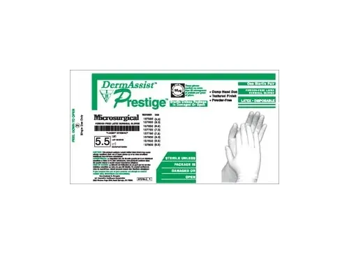 Innovative - DermAssist Prestige Microsurgical - 137750 - Surgical Glove DermAssist Prestige Microsurgical Size 7.5 Sterile Latex Standard Cuff Length Fully Textured Brown Not Chemo Approved