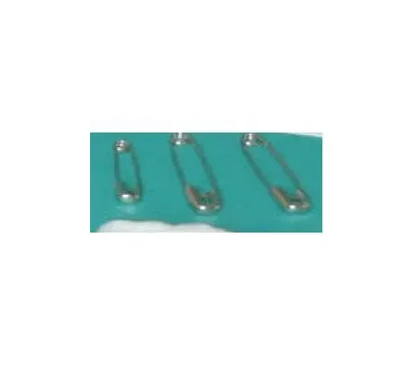 Bioseal - 15202/100 - Safety Pin Number 2 Steel Sterile