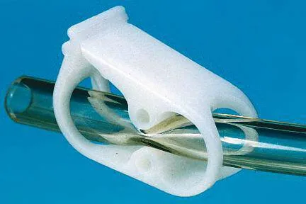 Fisher Scientific - Fisherbrand - 05869 - Fisherbrand Tubing Clamp 1-1/2 Inch Length, White For 3.2 To 13 Mm Outer Diameter Tubing