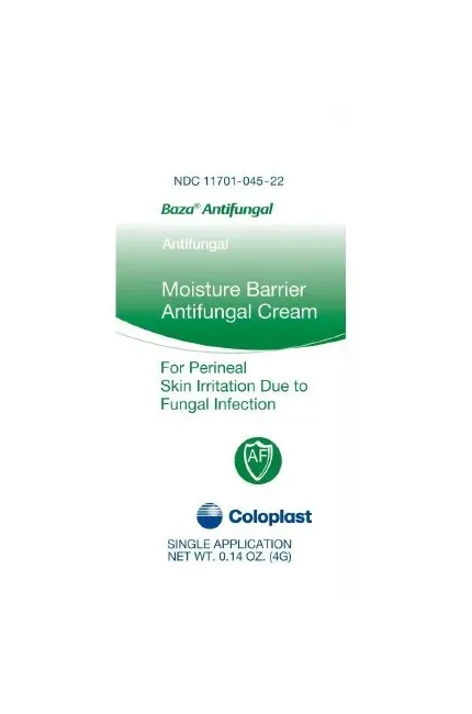 Coloplast - Baza - 1622 -  Antifungal  2% Strength Cream 4 Gram Individual Packet