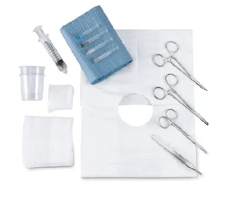 MEDICAL ACTION INDUSTRIES - One Time - 61281 - Medical Action  Laceration Tray  Sterile