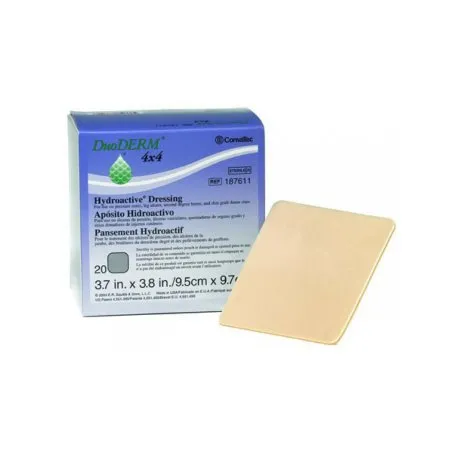 Convatec - 187611 - Hydroactive Dressing, Square, 4" x 4", Sterile, 20/bx (Continental US Only)
