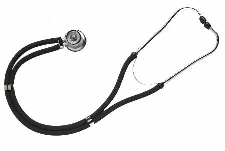 Mabis Healthcare - Mabis Legacy - 10-414-020 - Sprague Stethoscope Mabis Legacy Black 2-tube 22 Inch Tube Double Sided Chestpiece