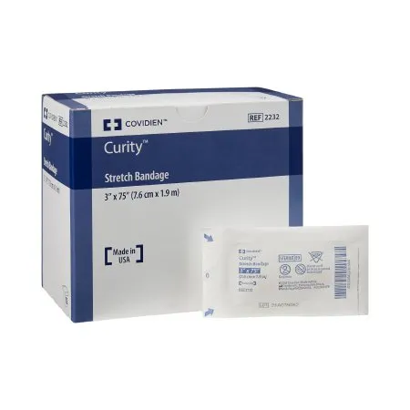 Cardinal Covidien - Curity - 2232 - Medtronic / Covidien Conforming Bandage &#153; Cotton / Polyester 1 Ply 3 X 75 Inch Roll Sterile